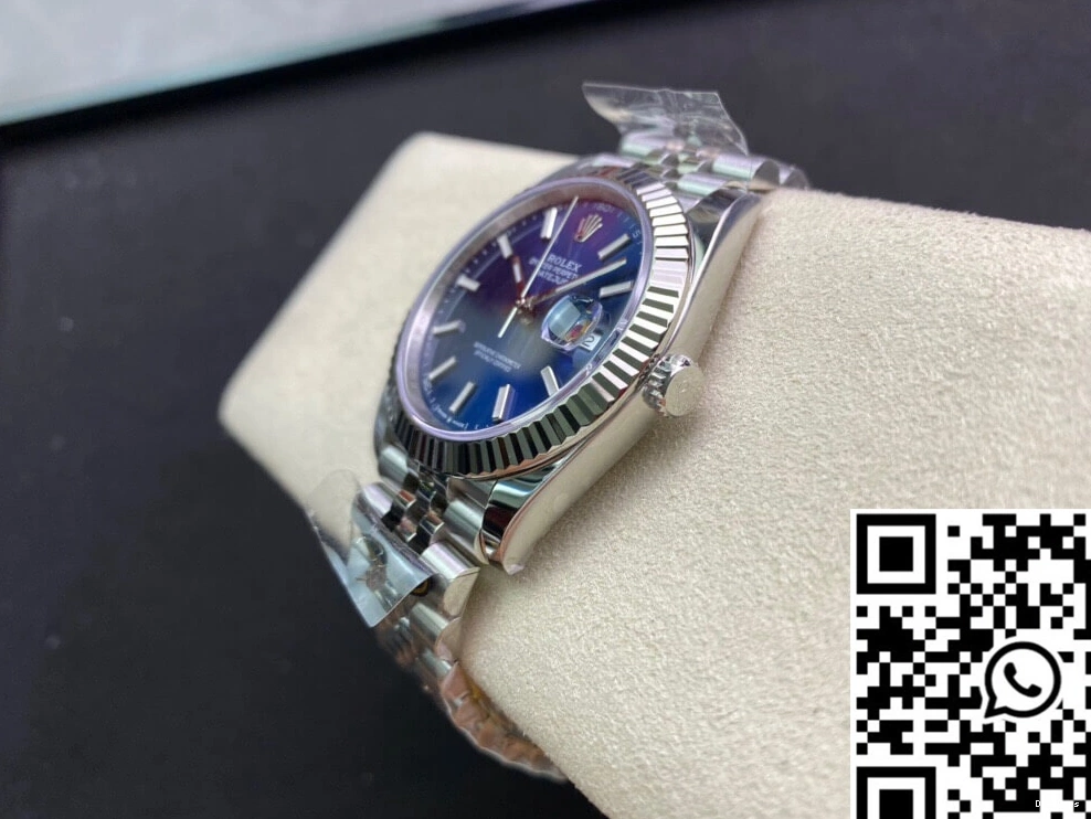 Dial Clean M126334-0002 Factory Datejust Blue Rolex 0421